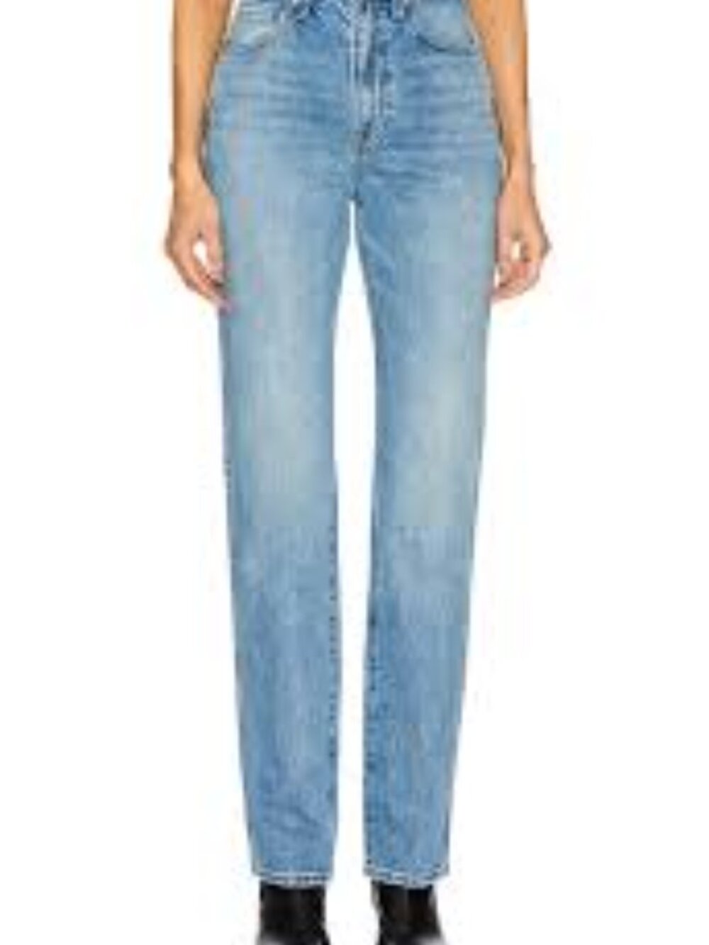 Sara Super High Rise Slim Straight Jeans